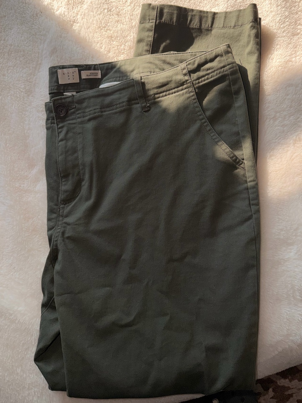 a new day Olive Green Skinny Pants